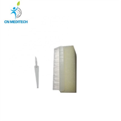 Disposable soft surgical hand washing brush