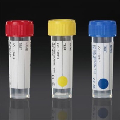 Various Non-Vacuum Blood Collection Test Tube for Medical/Lab